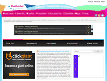 Tablet Screenshot of chatsohbet.net