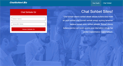 Desktop Screenshot of chatsohbet.biz